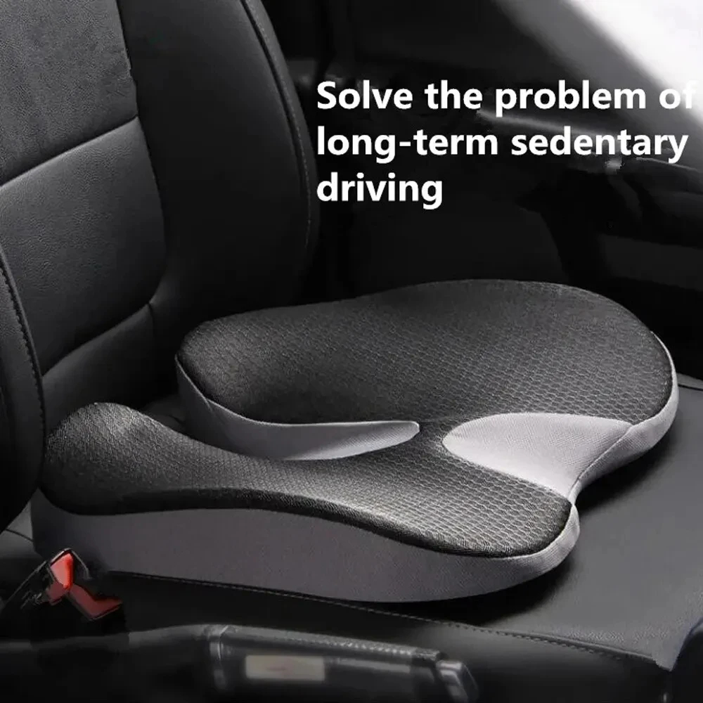 Car Seat Cushion Memory Foam - Cojín ortopédico antideslizante de espuma viscoelástica