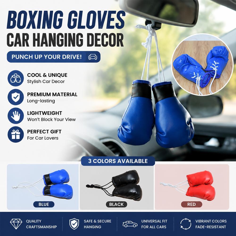 Car Accessories Mirror Hanging - Mini Guantes de Boxeo, Adorno Colgante