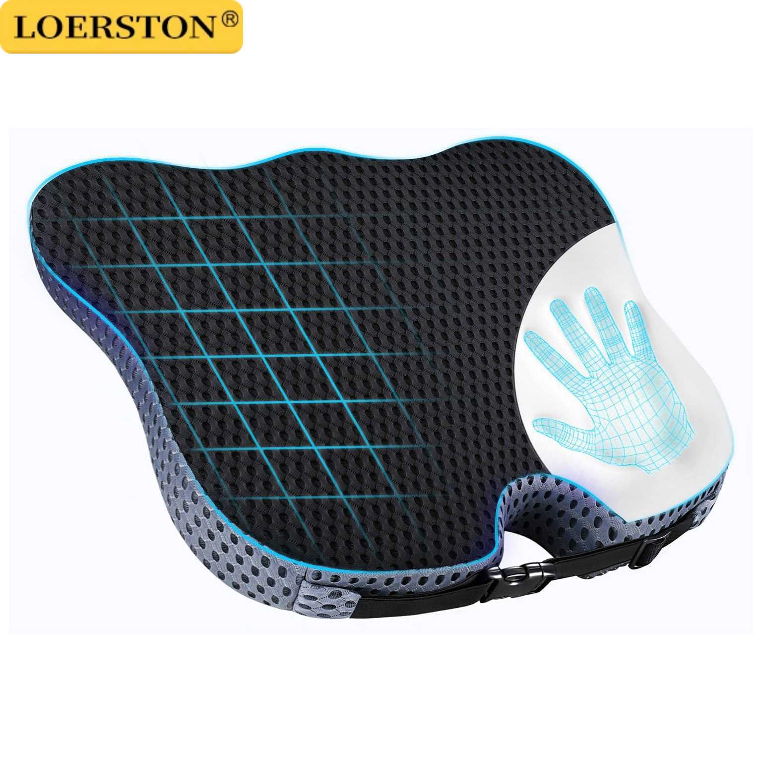 Car Seat Cushion Memory Foam - Cojín Ortopédico Antideslizante de Espuma Viscoelástica