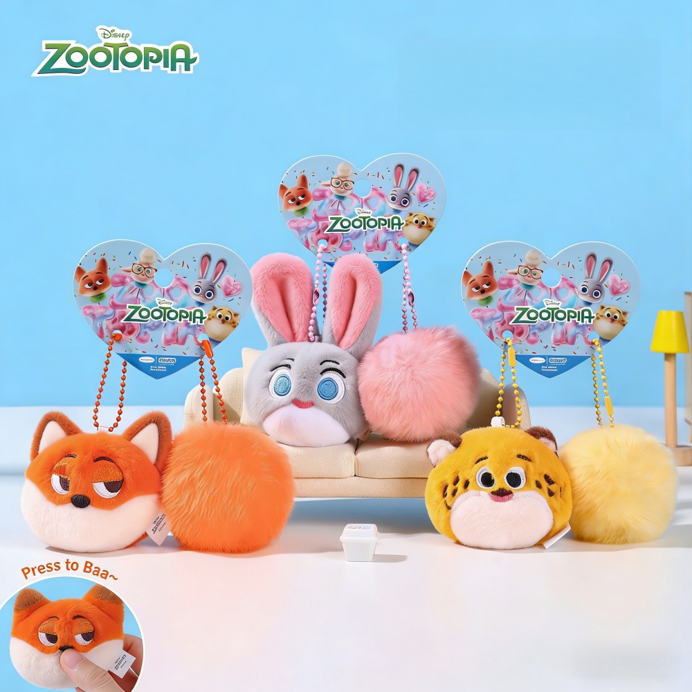 Car Accessories Mirror Hanging - Auténtico Llavero de Peluche de Disney