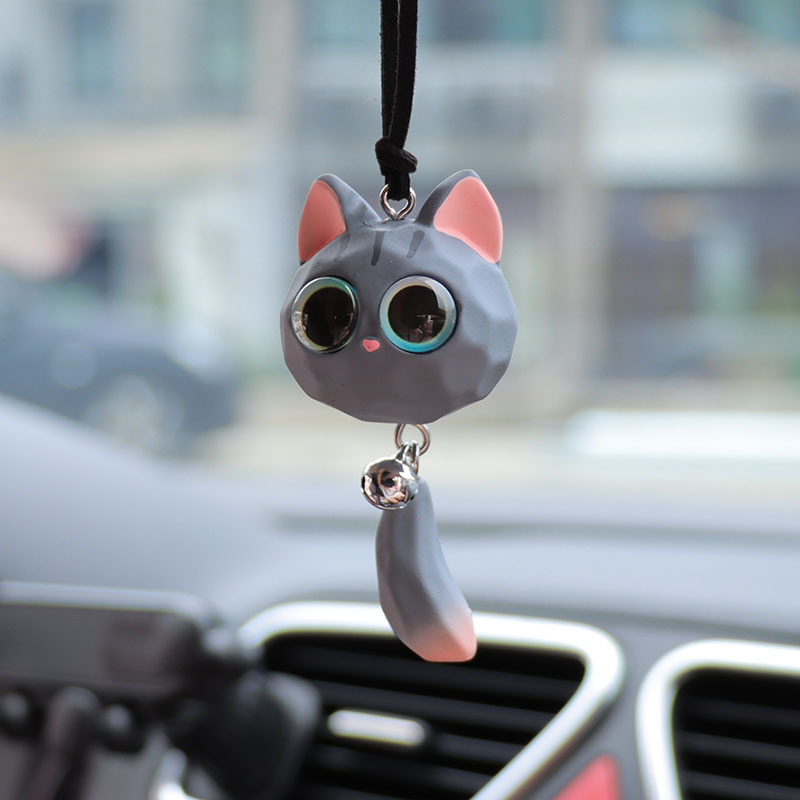 Car Accessories Mirror Hanging - Nuevo colgante de campana y zorro