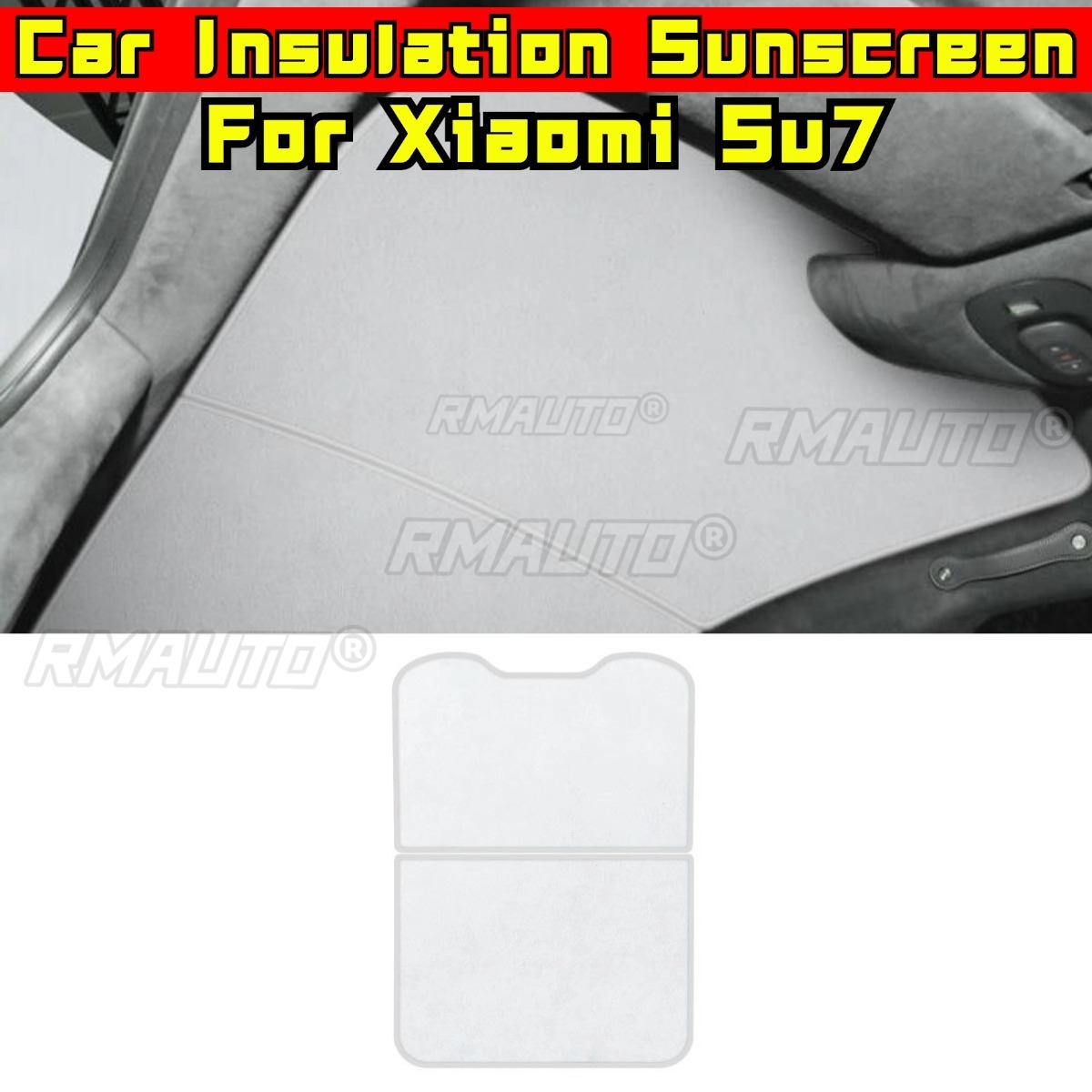 Car Accessories Xiaomi - Cortinas parasol de adsorción electrostática para