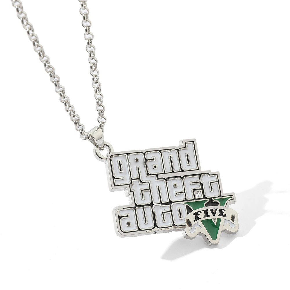 Car Accessories For Boys - Collar Creativo de Metal con Letras