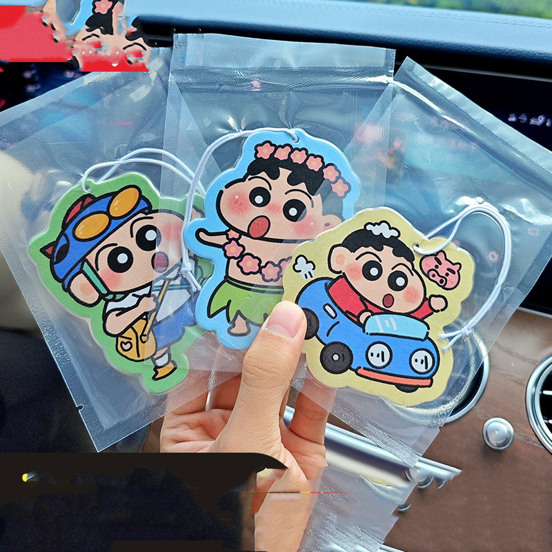 Car Accessories Mirror Hanging - Ambientador para Auto Kawaii Shin Chan,