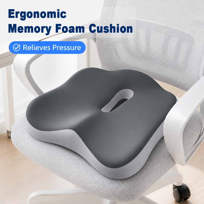Car Seat Cushion Memory Foam - 1 Cojín Ergonómico de Espuma Viscoelástica