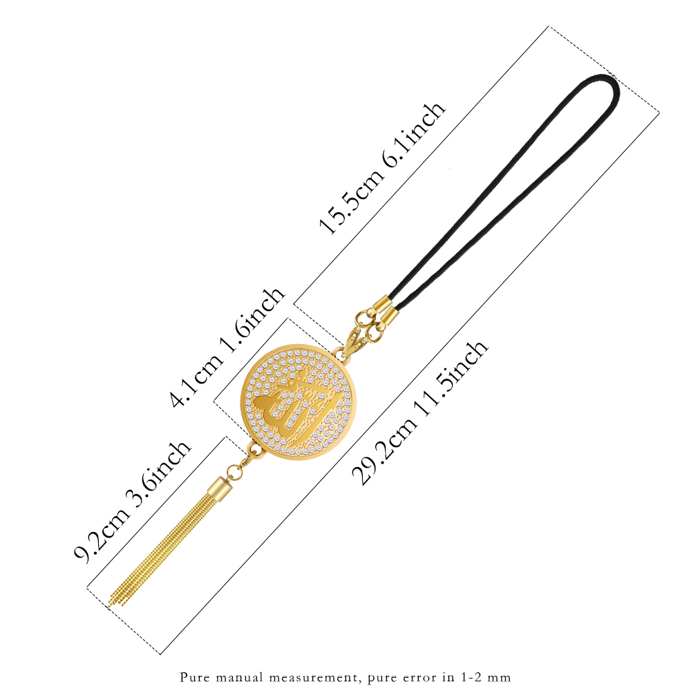 Emblema 3D del Dios Musulmán Á - Car Accessories Mirror Hanging reseña y precio