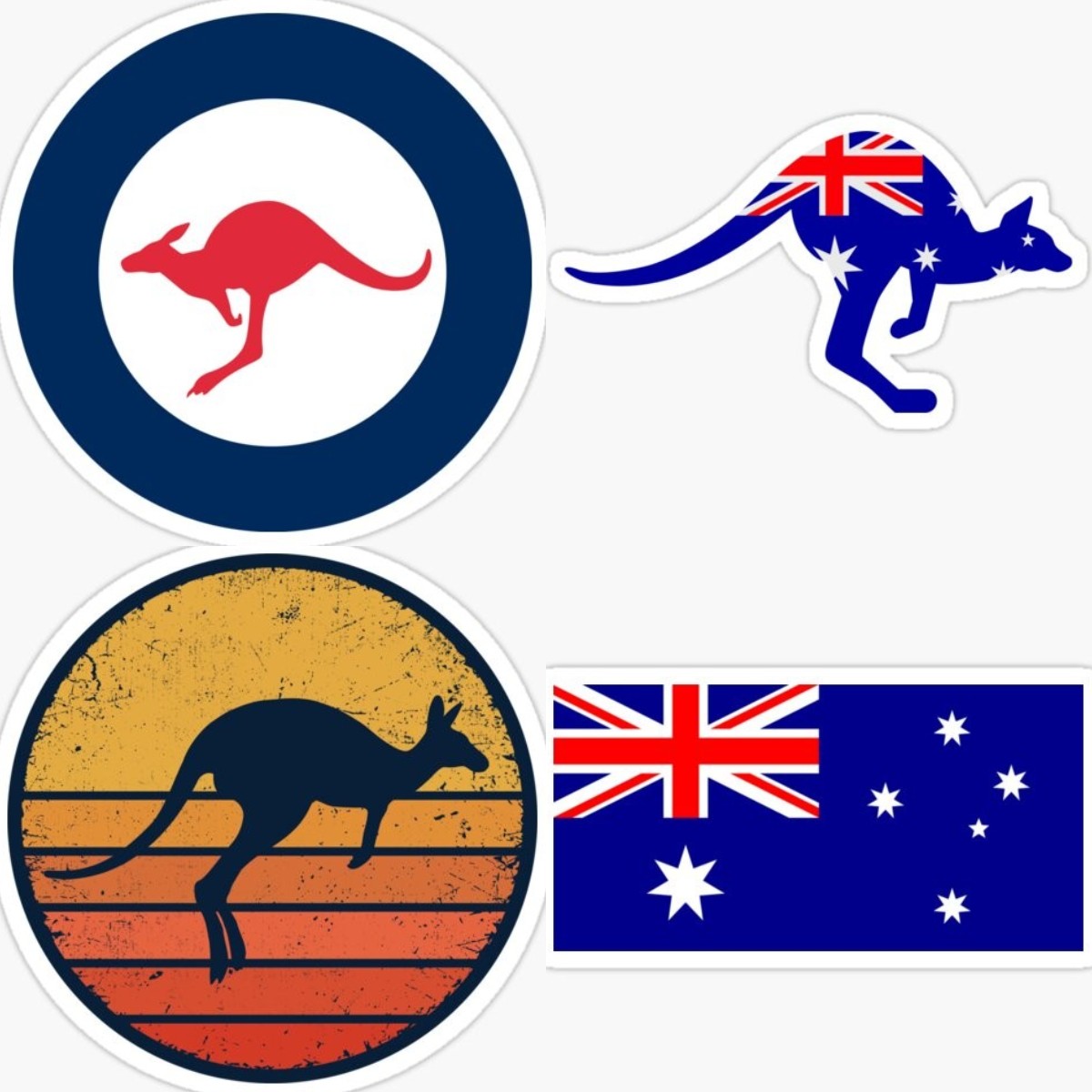 Canguro Zona Australia pegatin - Car Accessories Australia reseña y precio