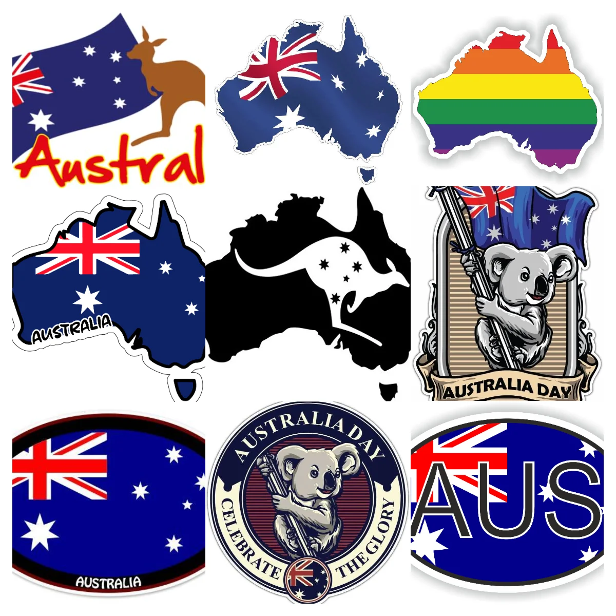 Pegatinas creativas de PVC con - Car Accessories Australia reseña y precio