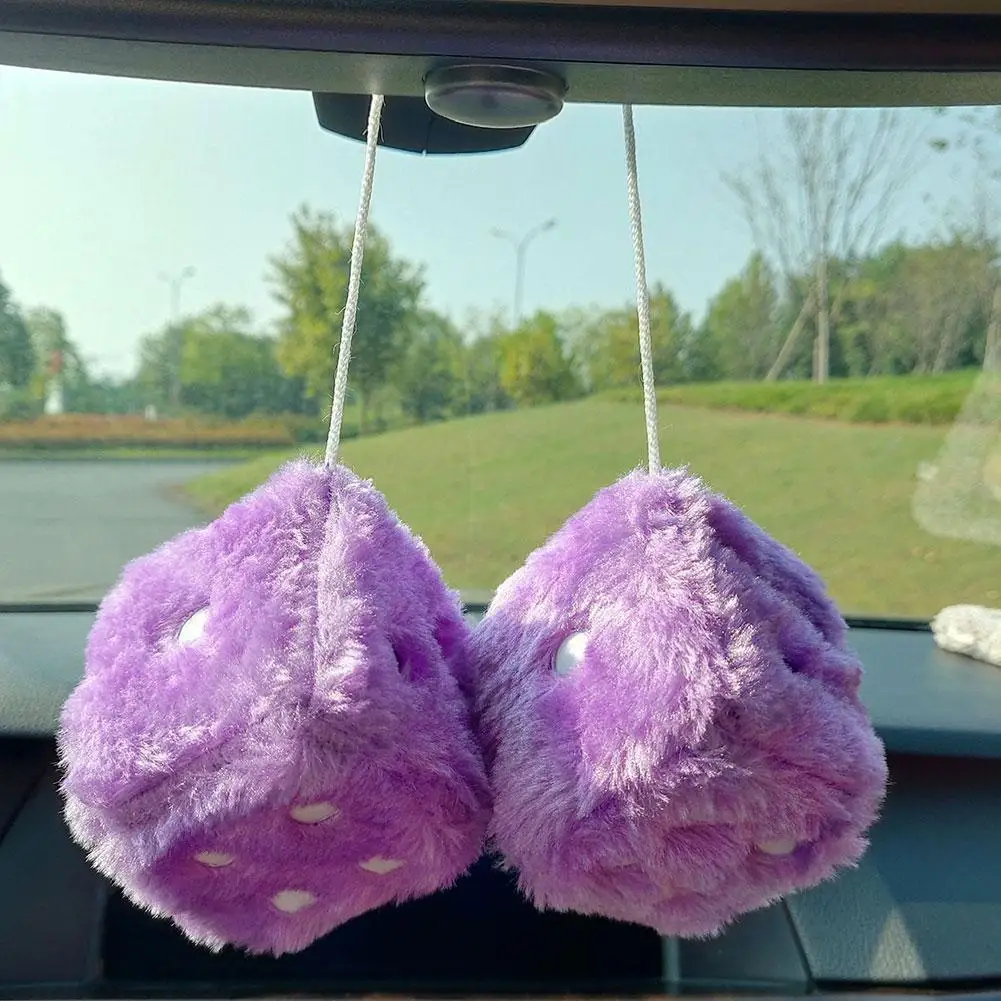Dados suaves y peludos de 7,5  - Car Accessories Mirror Hanging reseña y precio