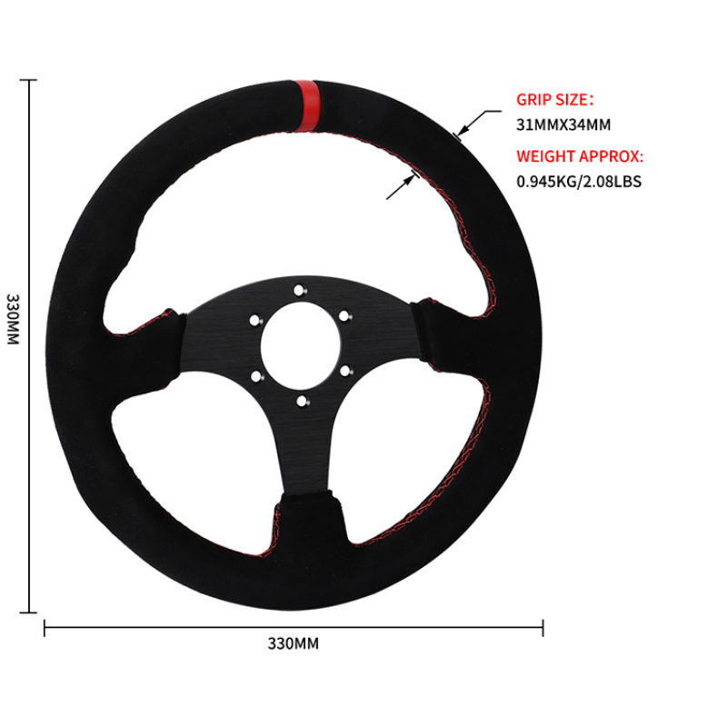 Volante Deportivo de Gamuza co - Car Accessories Racing reseña y precio