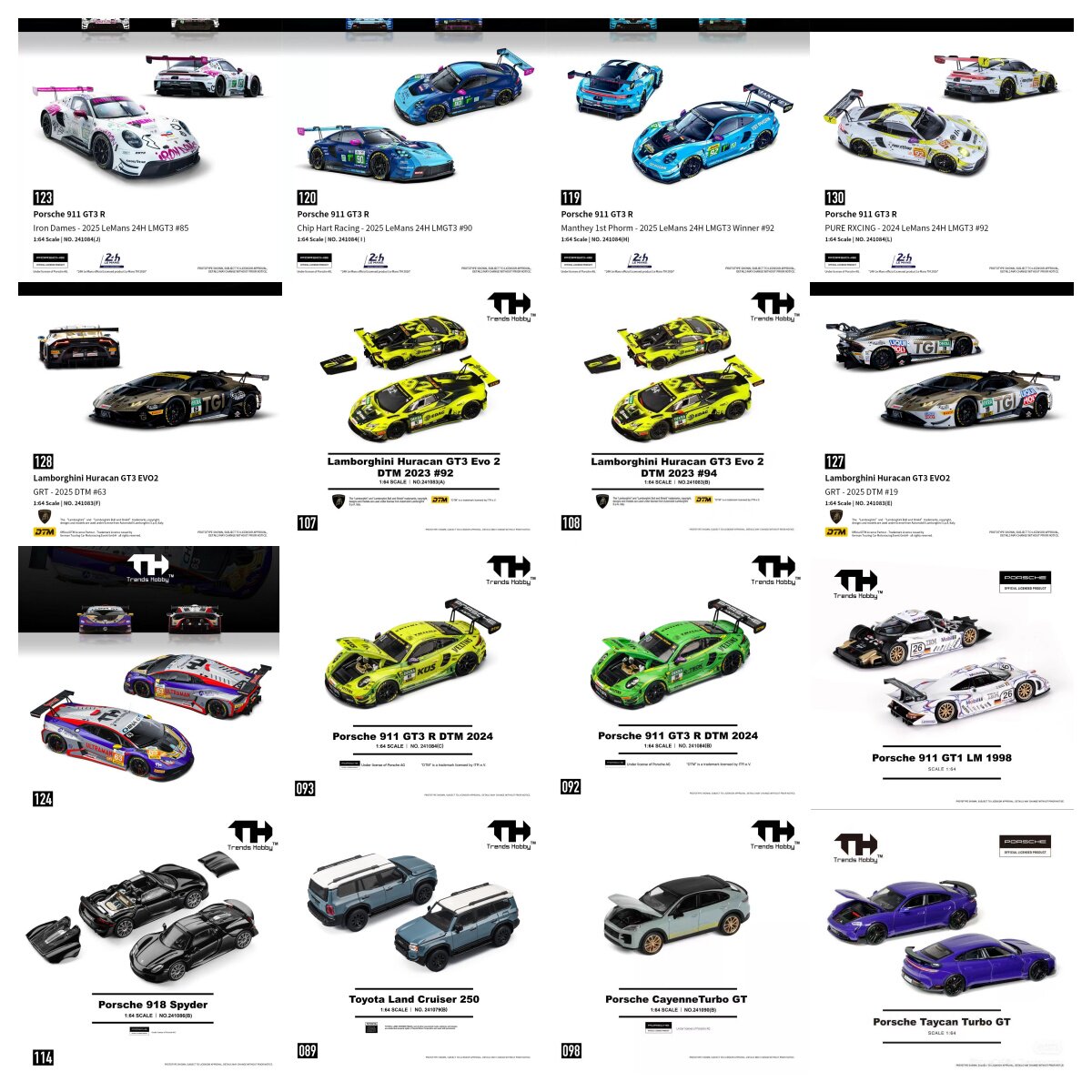 TH 1/64 Porsche 911 GT3 R LeMa - Car Accessories For Boys reseña y precio