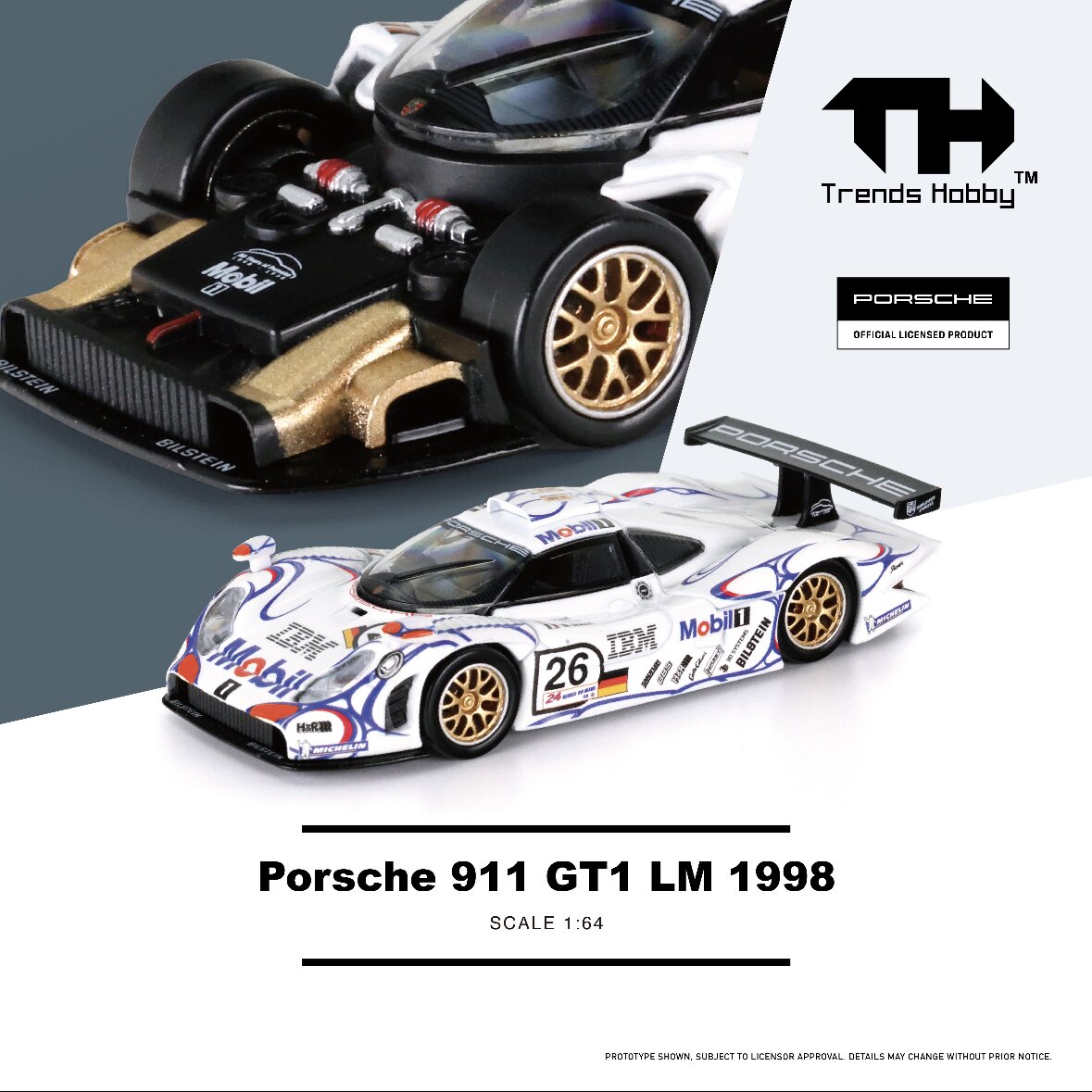 TH 1/64 Porsche 911 GT3 R LeMa - Car Accessories For Boys reseña y precio