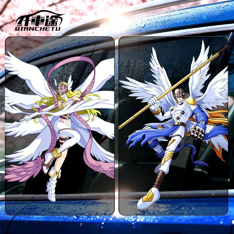 Pegatina para coche Digimon, b - Car Accessories In Japan reseña y precio