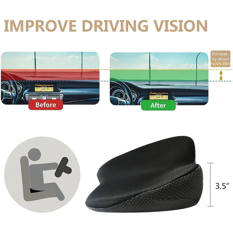Cojín de Asiento de Coche 2 en - Car Seat Cushion Memory Foam reseña y precio