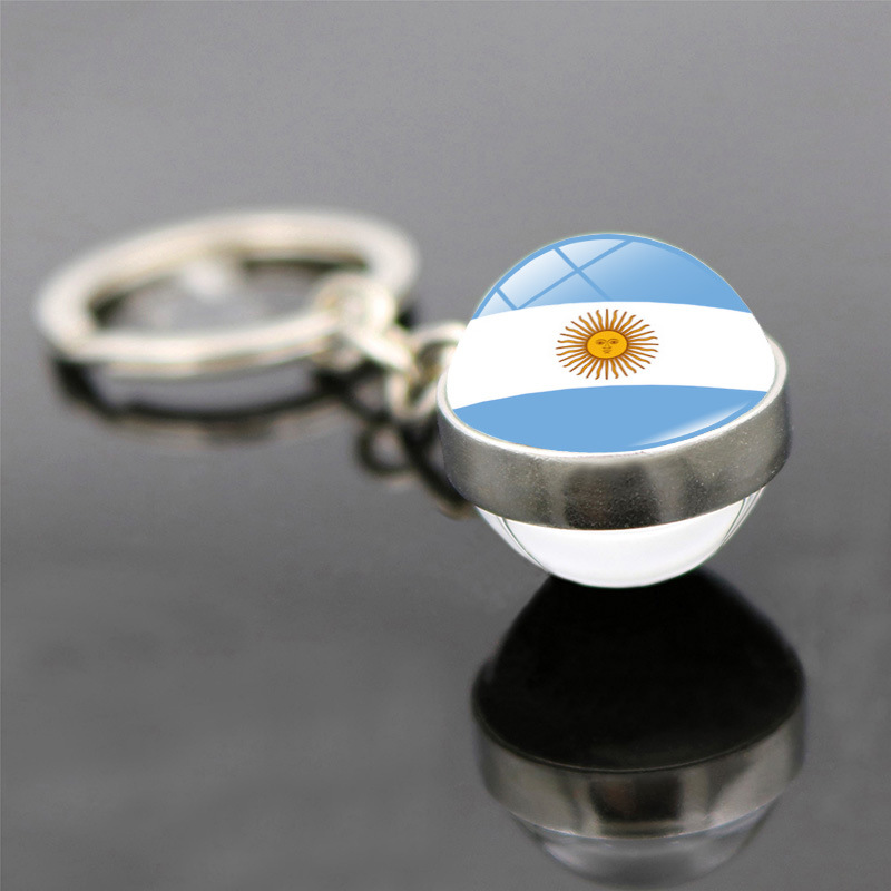 Llavero con bandera nacional e - Car Accessories Australia reseña y precio