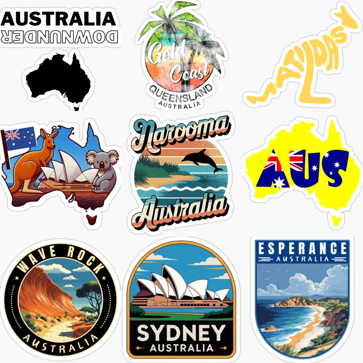 Pegatinas creativas de PVC con - Car Accessories Australia reseña y precio