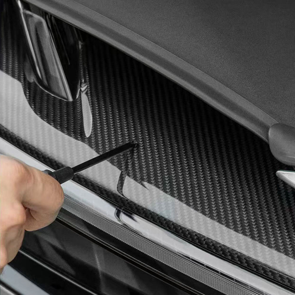 2 uds patrón de fibra de carbo - Car Accessories Xiaomi reseña y precio